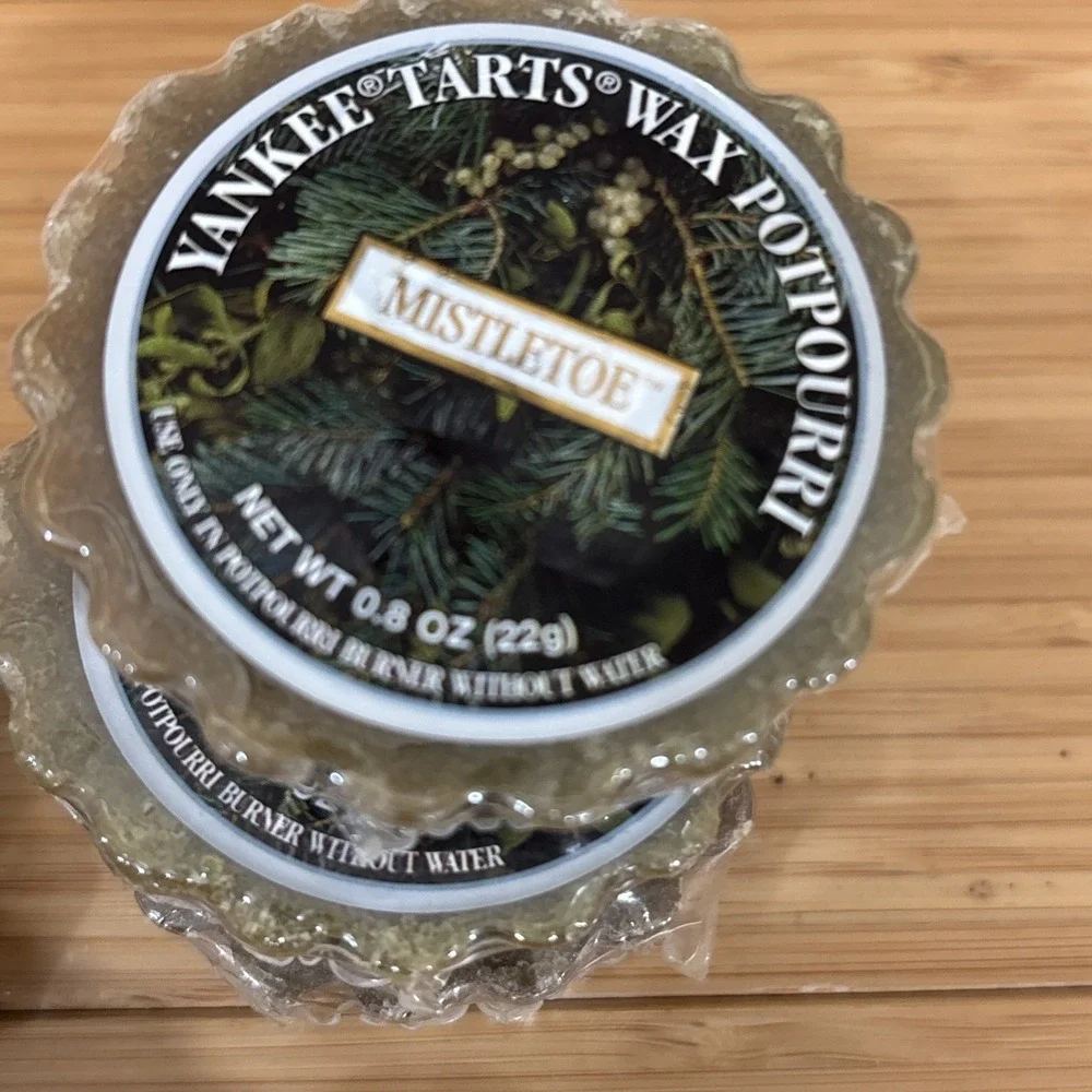 New Yankee Candle 6 Lot Mistletoe Jack Frost Pine scented Tarts Wax Melts